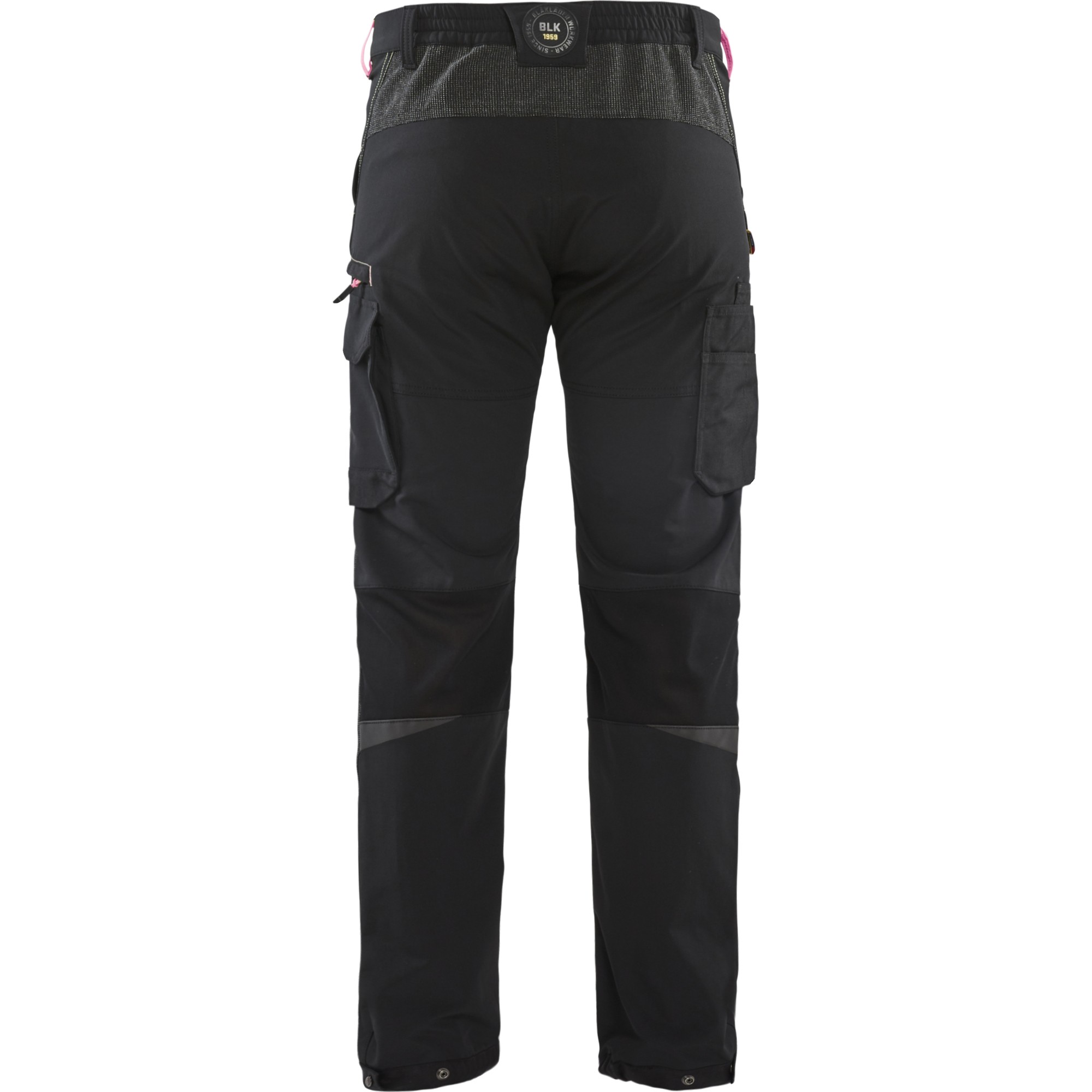 Blaklader 4-Way Stretch Service Work Trousers, Black/Red (4)