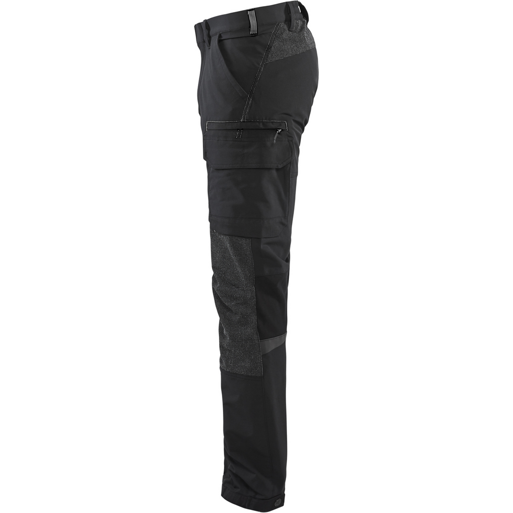 Blaklader 4-Way Service Stretch Work Trousers, Black/Dark Grey (3)