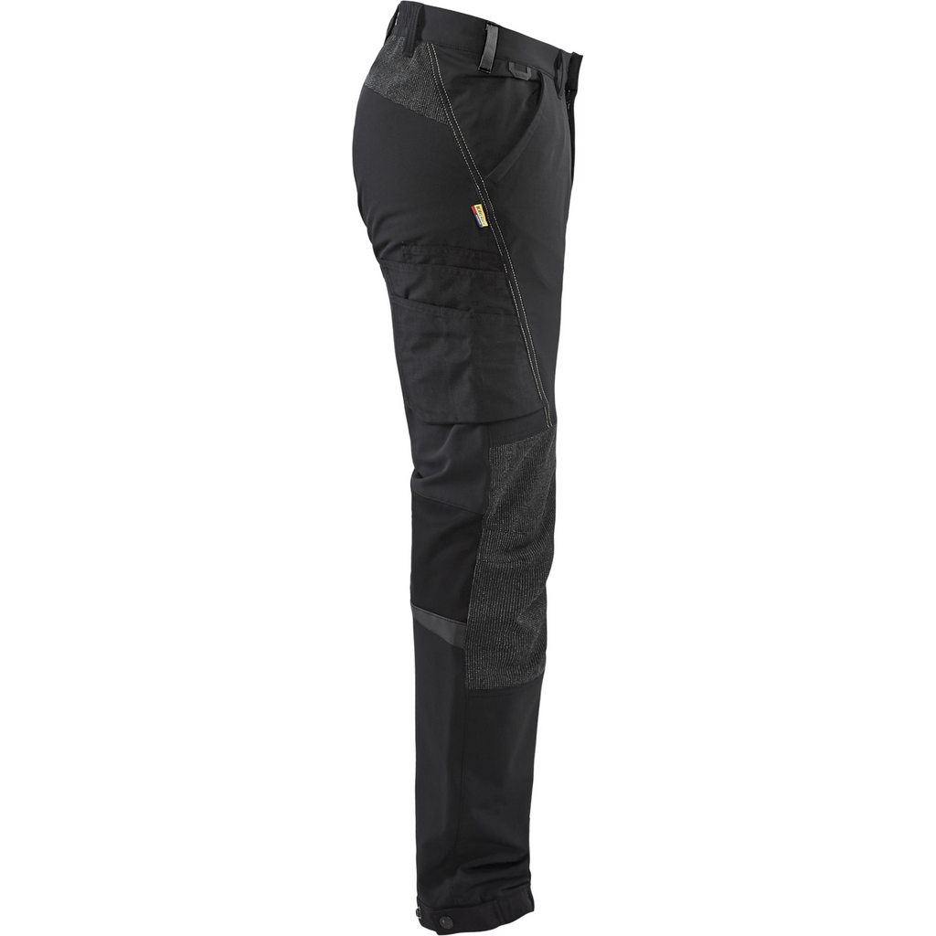 Blaklader 4-Way Service Stretch Work Trousers, Black/Dark Grey (2)