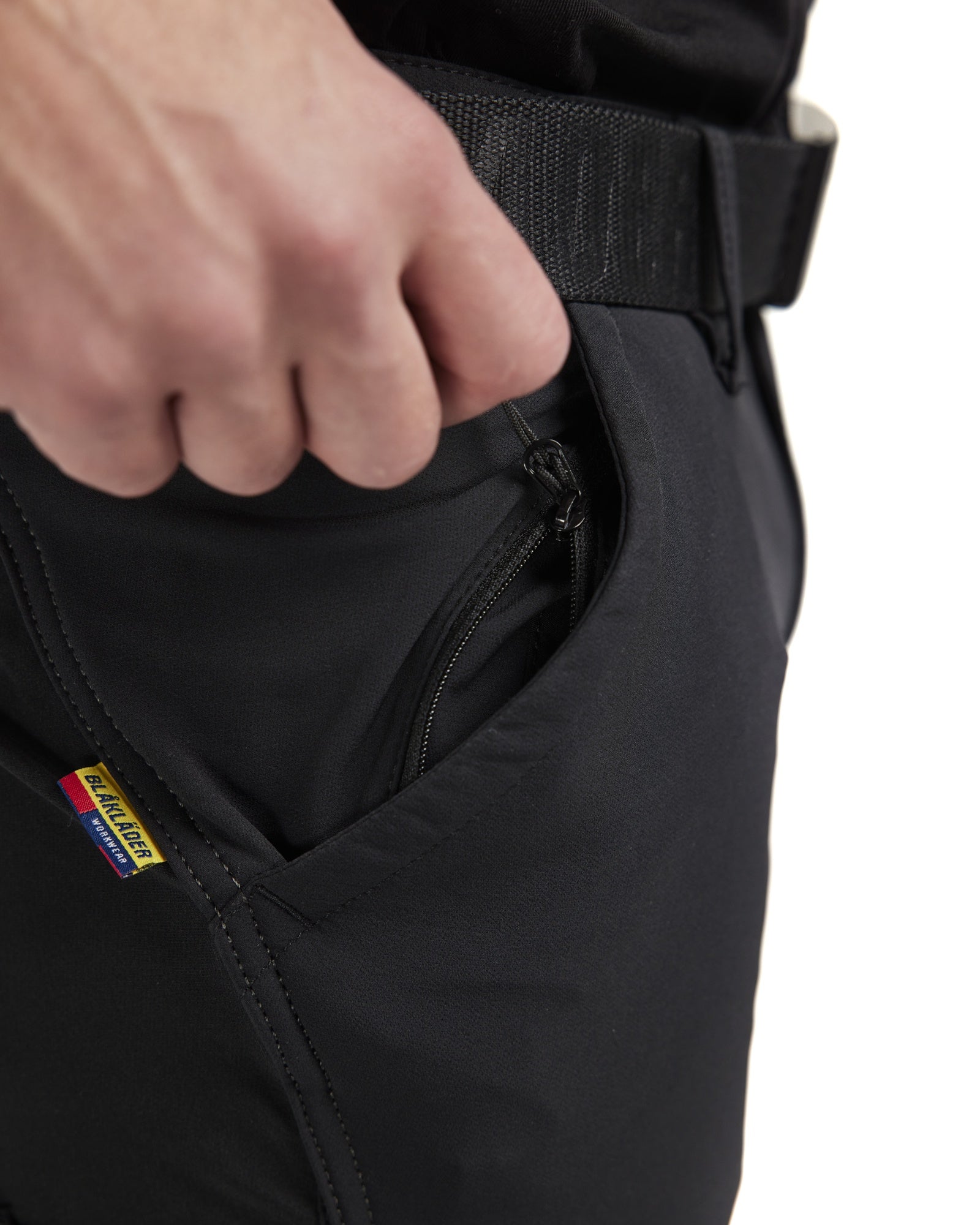 Blaklader 4-Way Service Stretch Work Trousers, Black/Dark Grey (6)