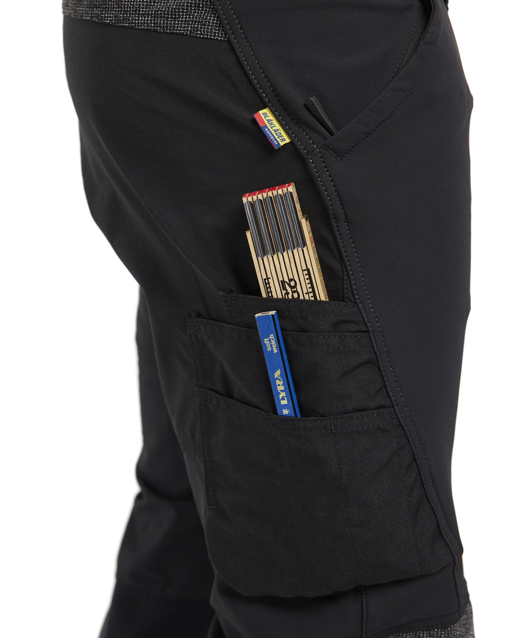 Blaklader 4-Way Service Stretch Work Trousers, Black/Dark Grey (9)
