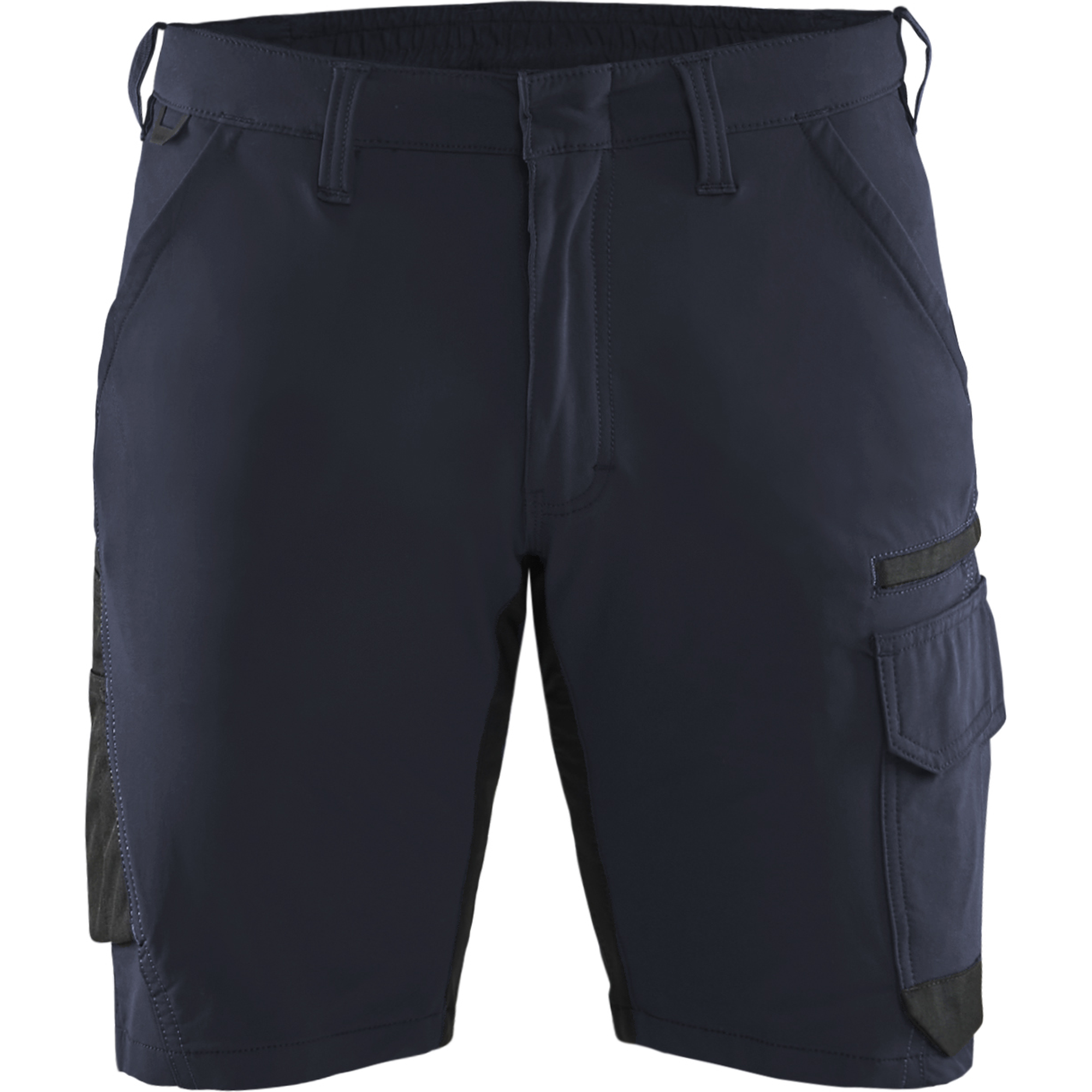 Blaklader 4-Way Service Stretch Shorts, Dark Navy/Black