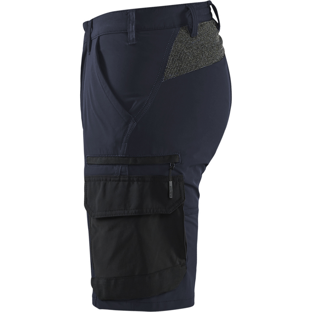 Blaklader 4-Way Service Stretch Shorts, Dark Navy/Black (3)