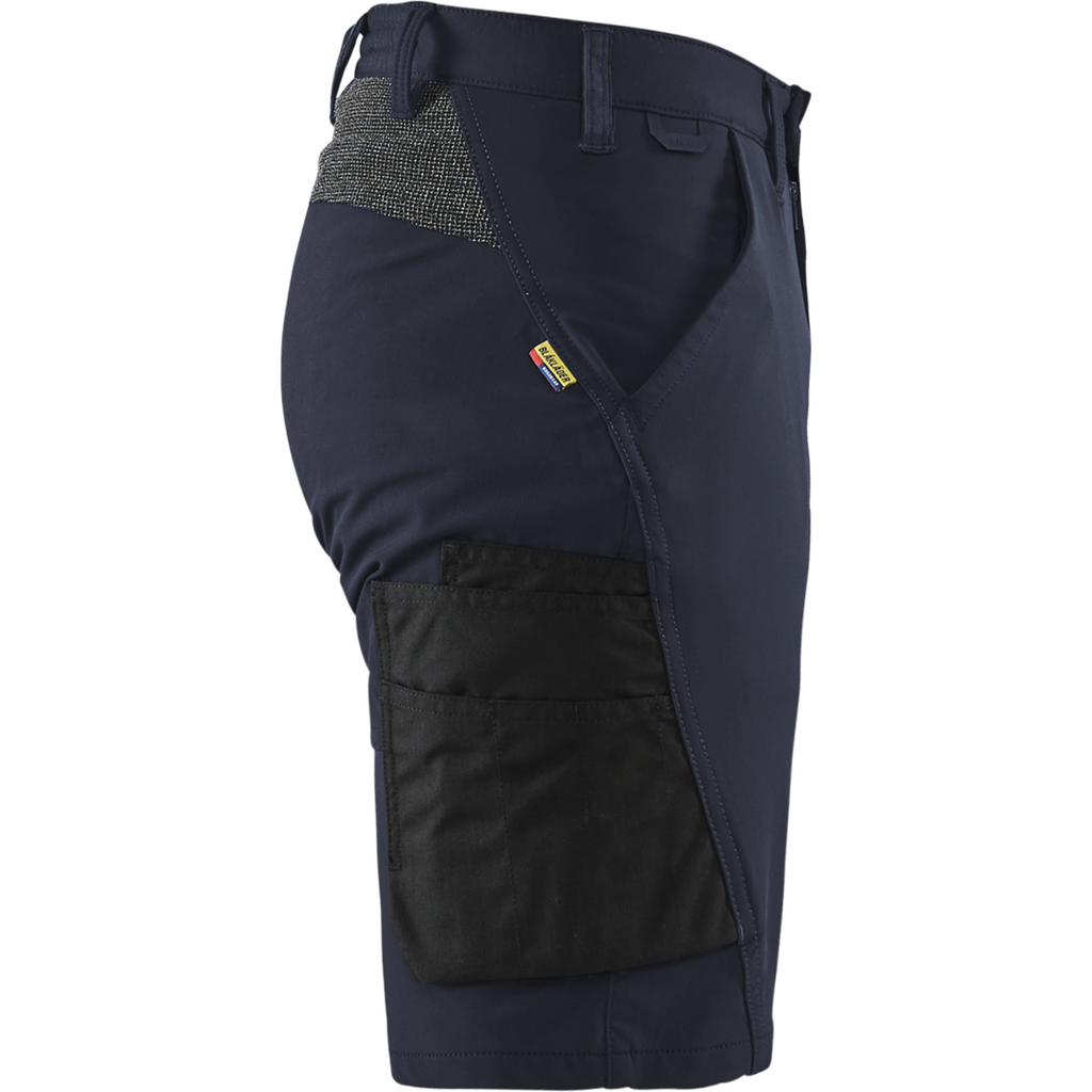 Blaklader 4-Way Service Stretch Shorts, Dark Navy/Black (2)