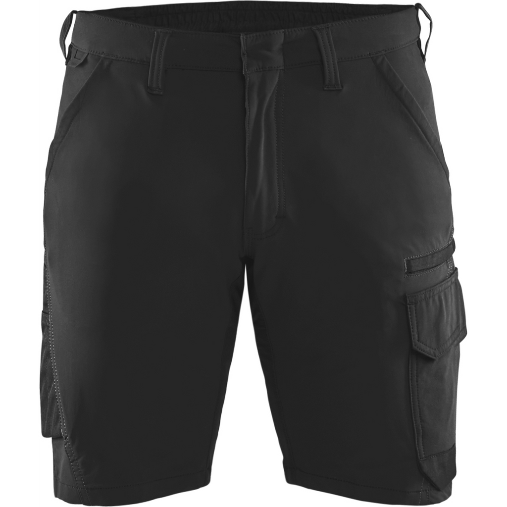 Blaklader 4-Way Stretch Service Shorts, Black/Dark Grey