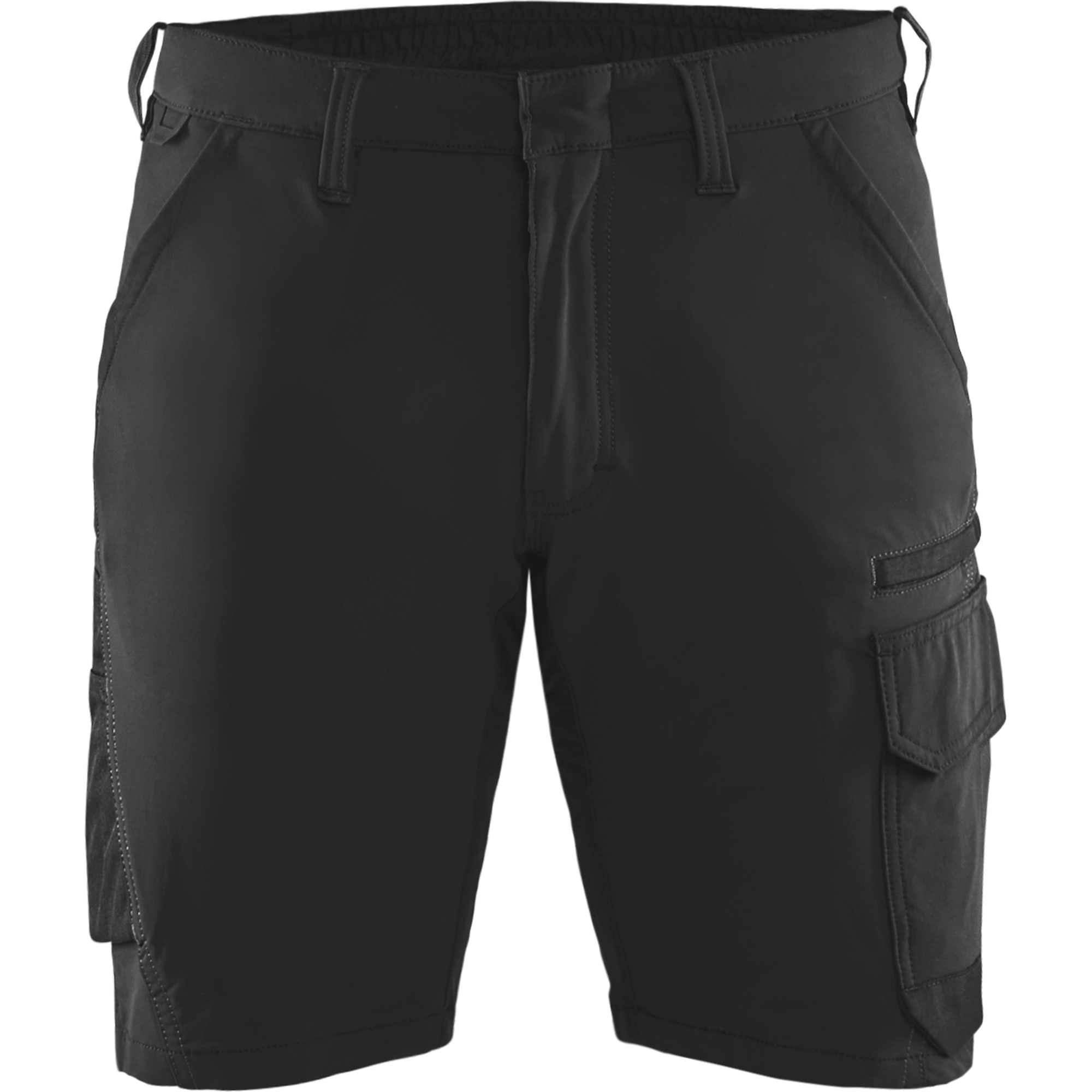 Blaklader 4-Way Stretch Service Shorts, Black/Dark Grey