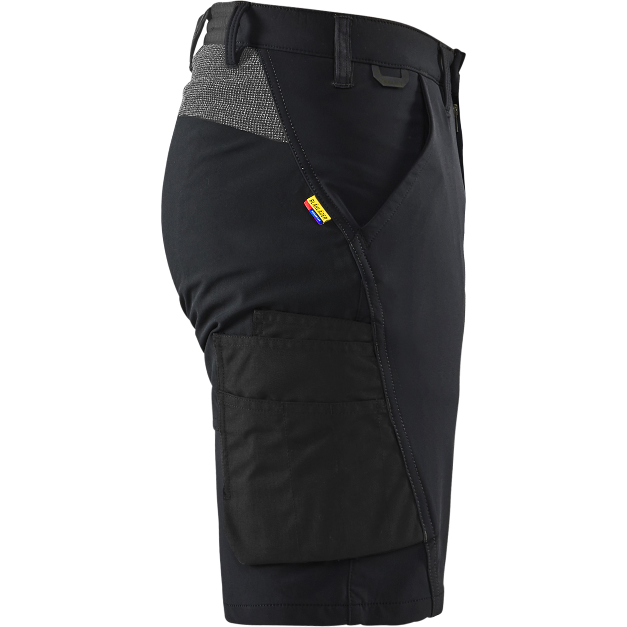 Blaklader 4-Way Stretch Service Shorts, Black/Dark Grey (2)