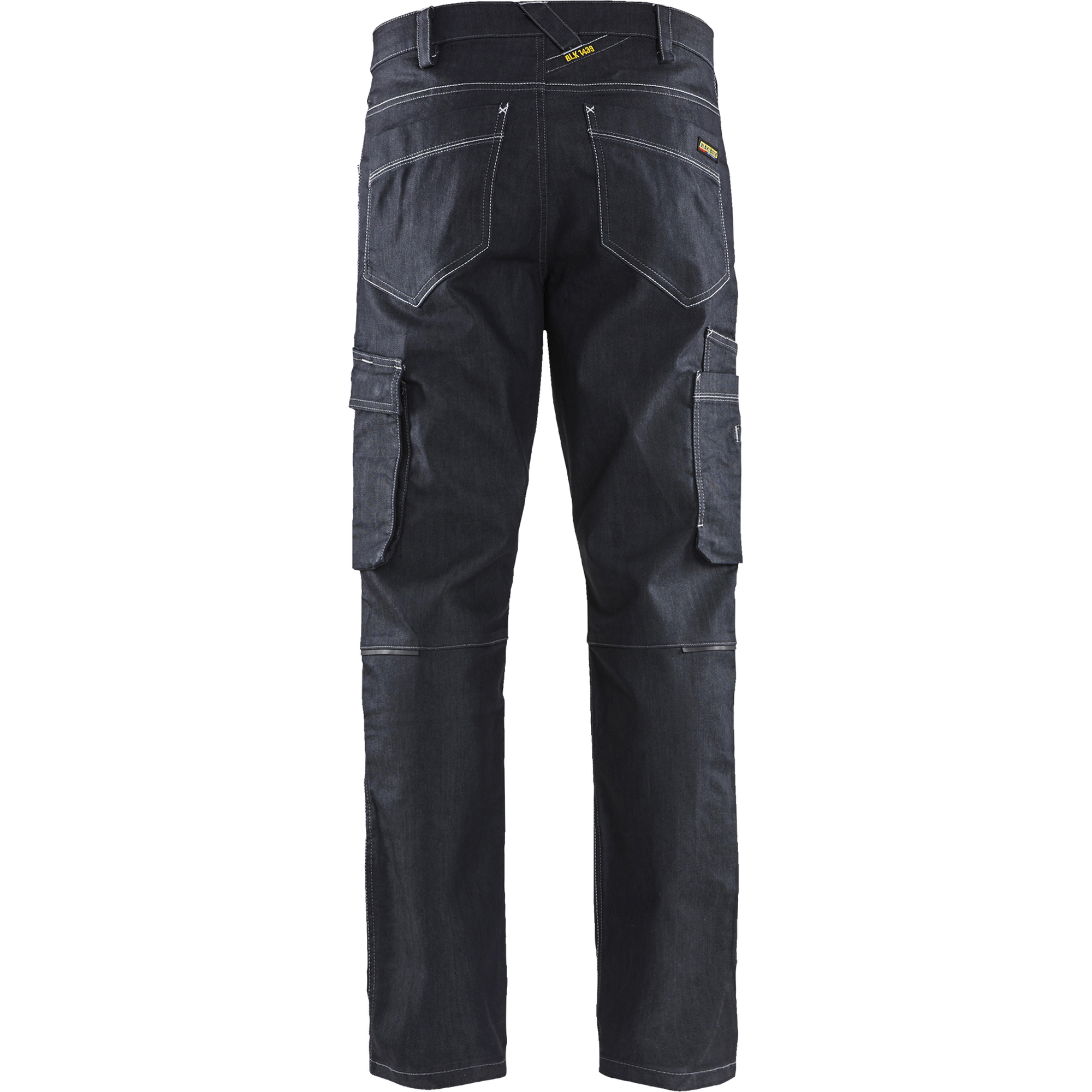 Blaklader Stretch Denim Work Trousers, Navy Blue (4)