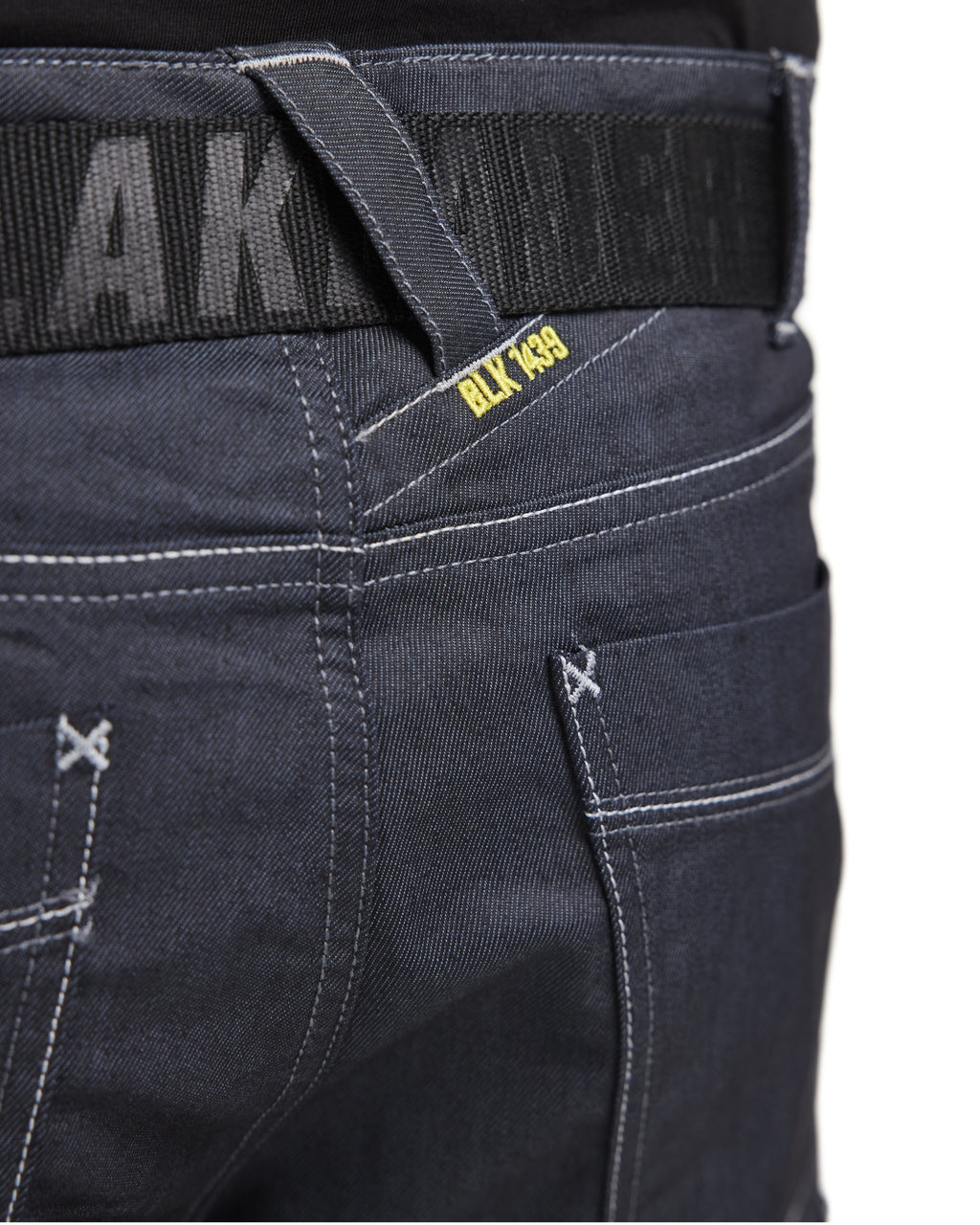 Blaklader Stretch Denim Work Trousers, Navy Blue (7)