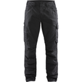 Blaklader Stretch Denim Work Trousers, Black/Black