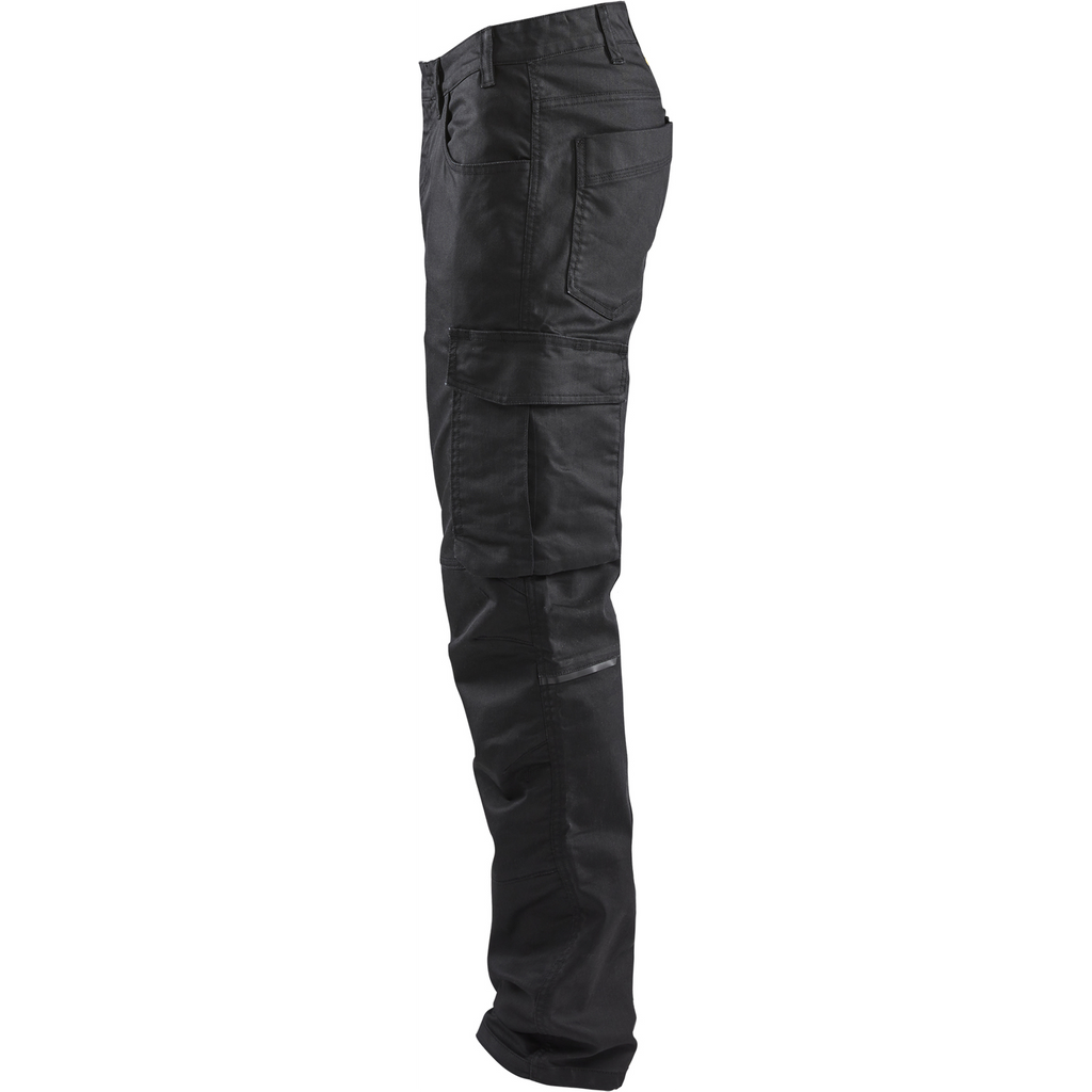 Blaklader Stretch Denim Work Trousers, Black/Black (3)