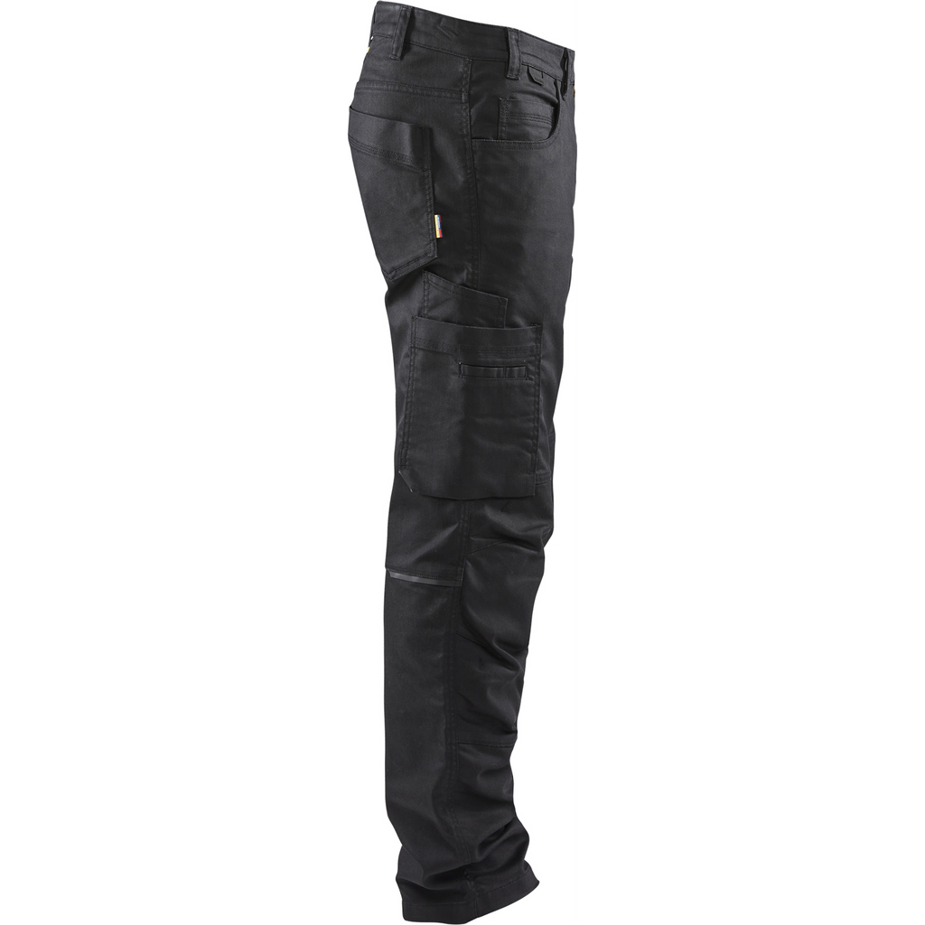 Blaklader Stretch Denim Work Trousers, Black/Black (2)