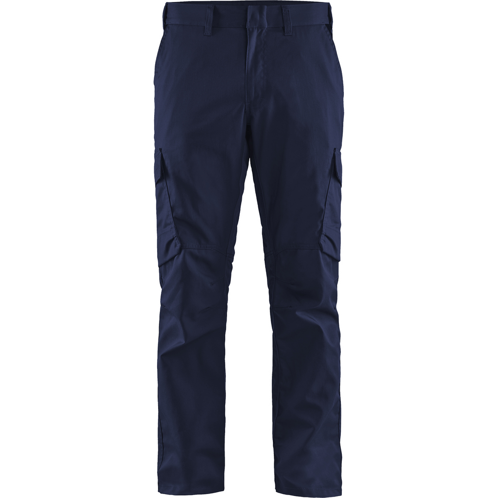 Blaklader Industry Stretch Work Trousers, Navy/Royal Blue