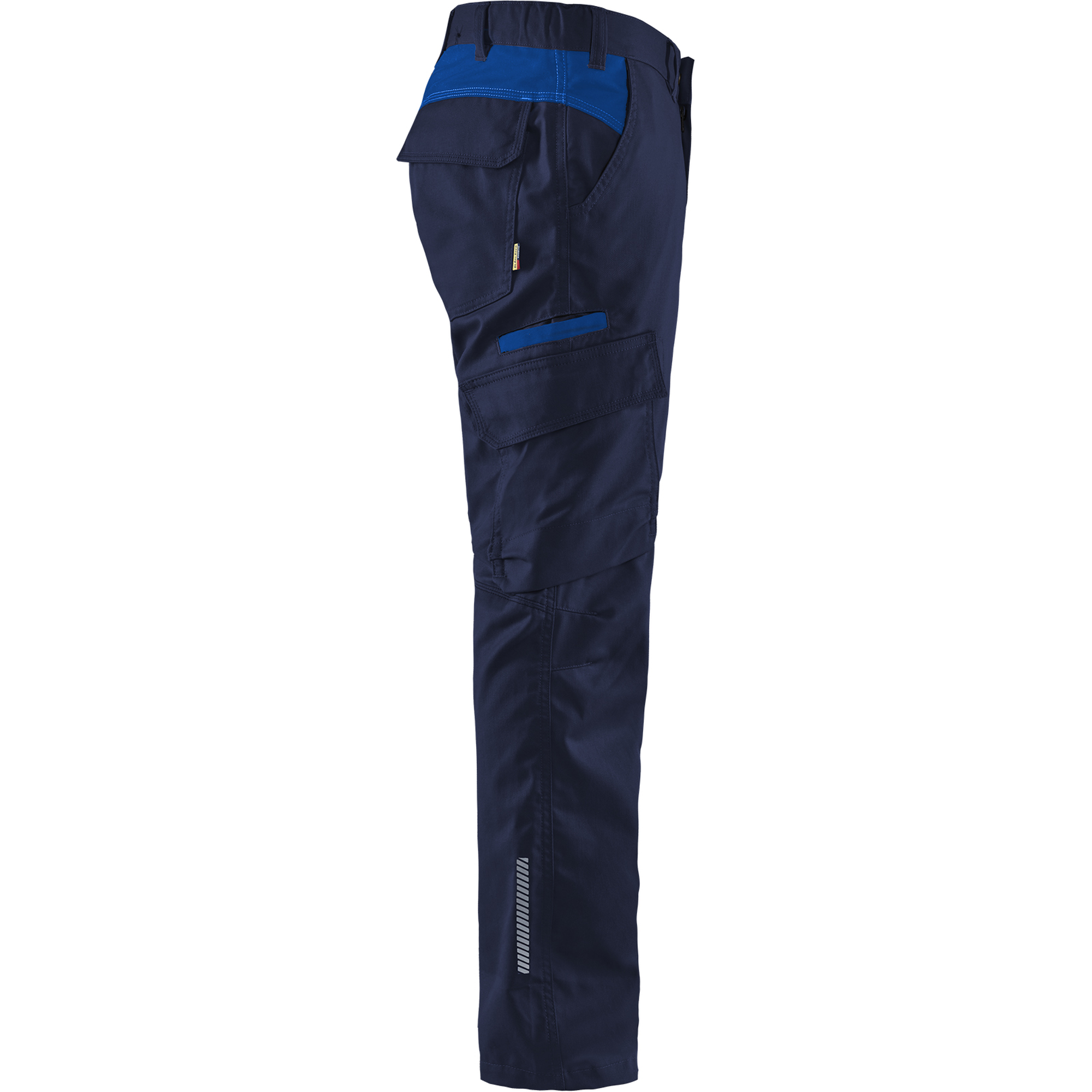 Blaklader Industry Stretch Work Trousers, Navy/Royal Blue (2)