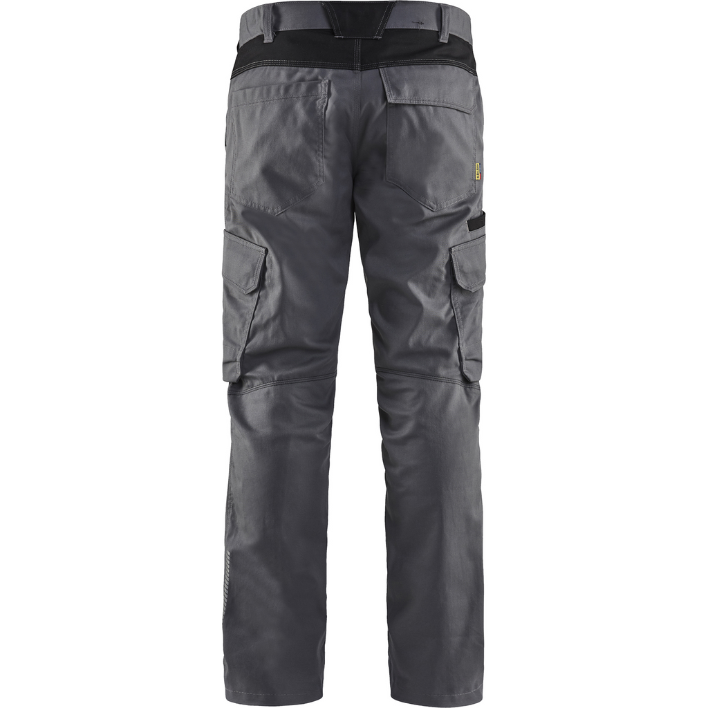 Blaklader Industry Stretch Work Trousers, Medium Grey/Black (4)