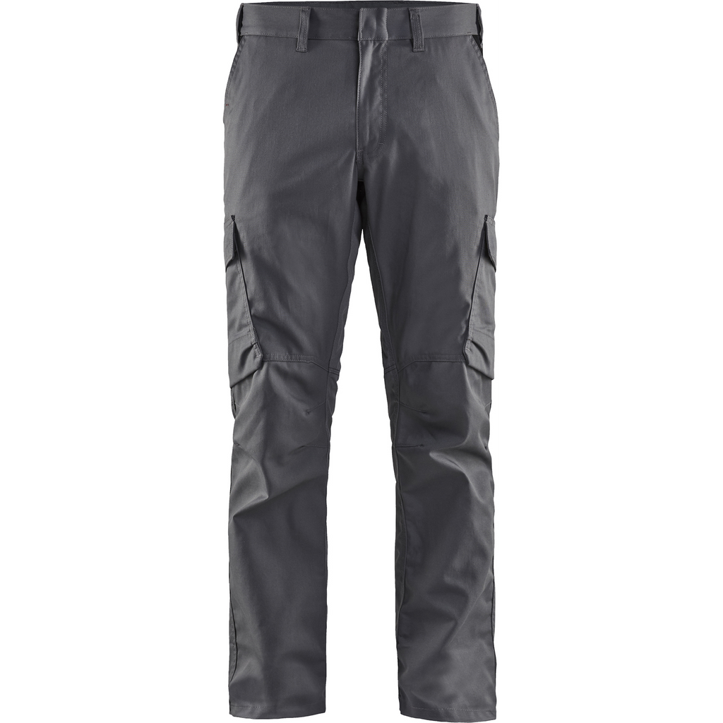 Blaklader Industry Stretch Work Trousers, Medium Grey/Black