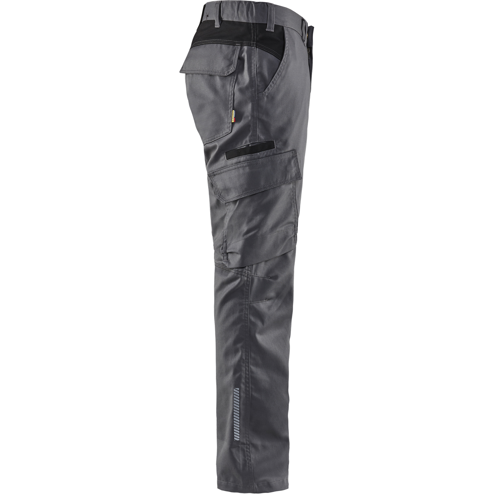 Blaklader Industry Stretch Work Trousers, Medium Grey/Black (2)
