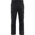 Blaklader Industry Stretch Work Trousers, Black/Red