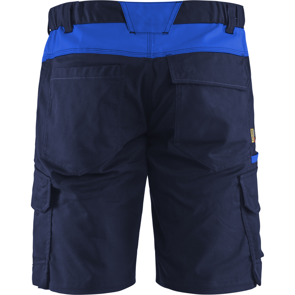 Blaklader Industry Stretch Shorts, Navy/Royal Blue (4)