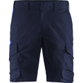 Blaklader Industry Stretch Shorts, Navy/Royal Blue