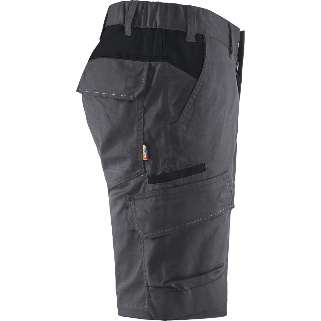 Blaklader Industry Stretch Shorts, Medium Grey/Black (2)