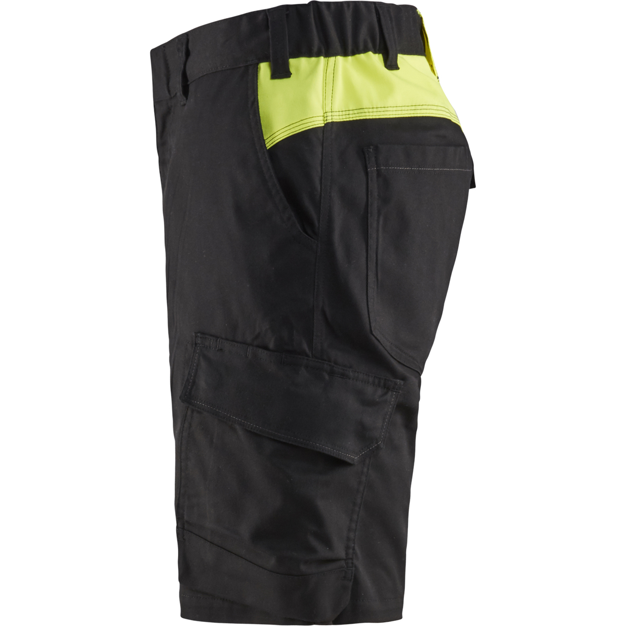 Blaklader Industry Stretch Shorts, Black/Yellow (3)