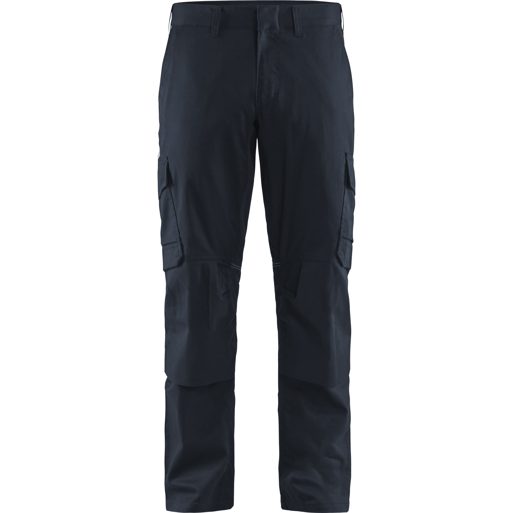 Blaklader Industry Stretch Work Trousers with Knee Pad Pockets, Dark Navy/Black