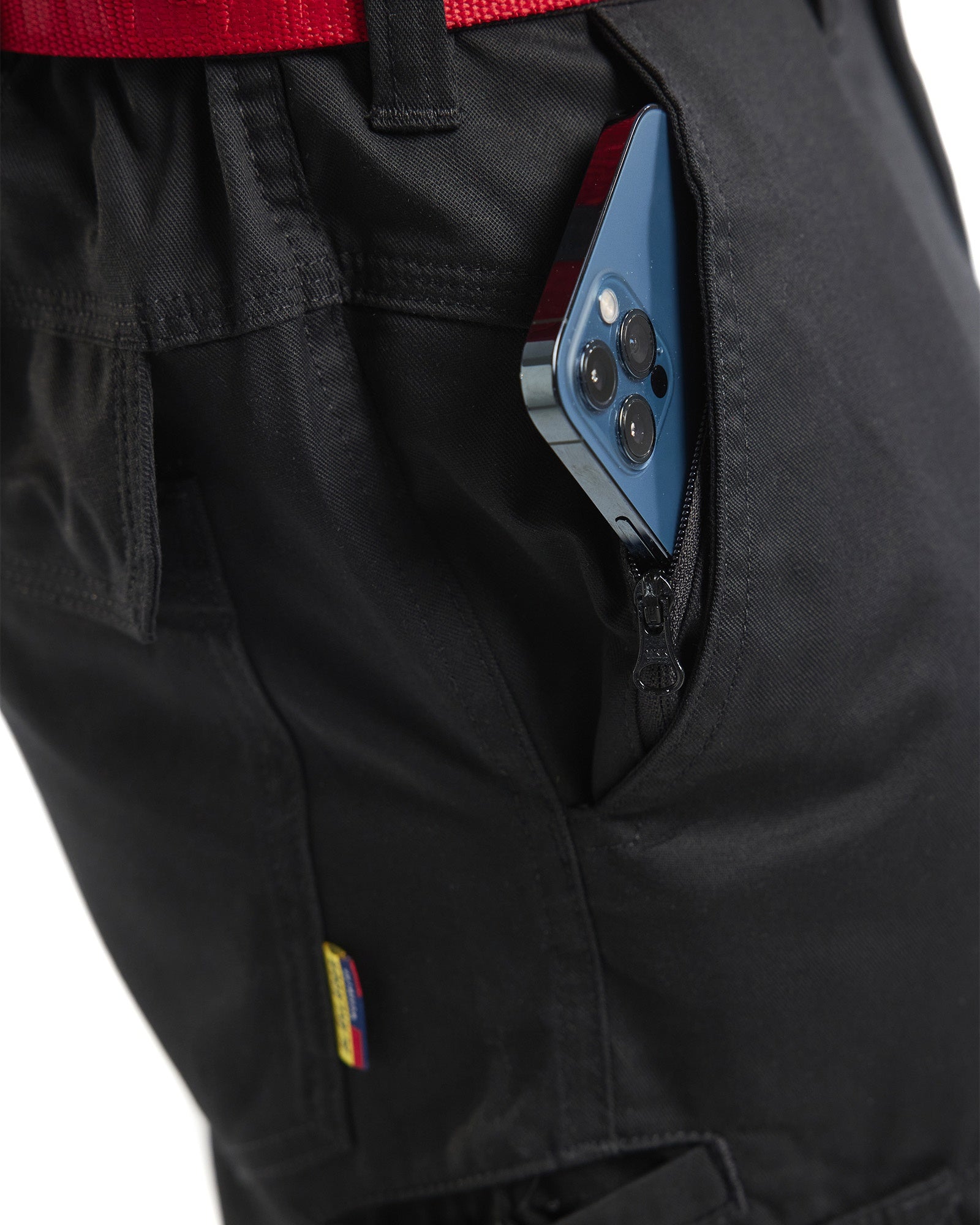 Blaklader Industry Stretch Work Trousers with Knee Pad Pockets, Black (7)
