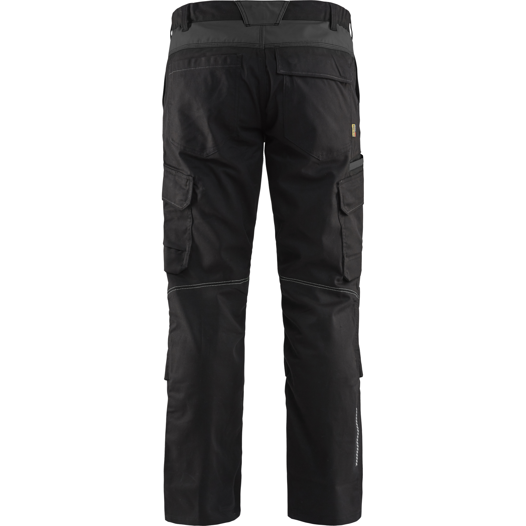 Blaklader Industry Stretch Work Trousers with Knee Pad Pockets, Black/Dark Grey (4)