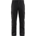 Blaklader Industry Stretch Work Trousers with Knee Pad Pockets, Black/Dark Grey
