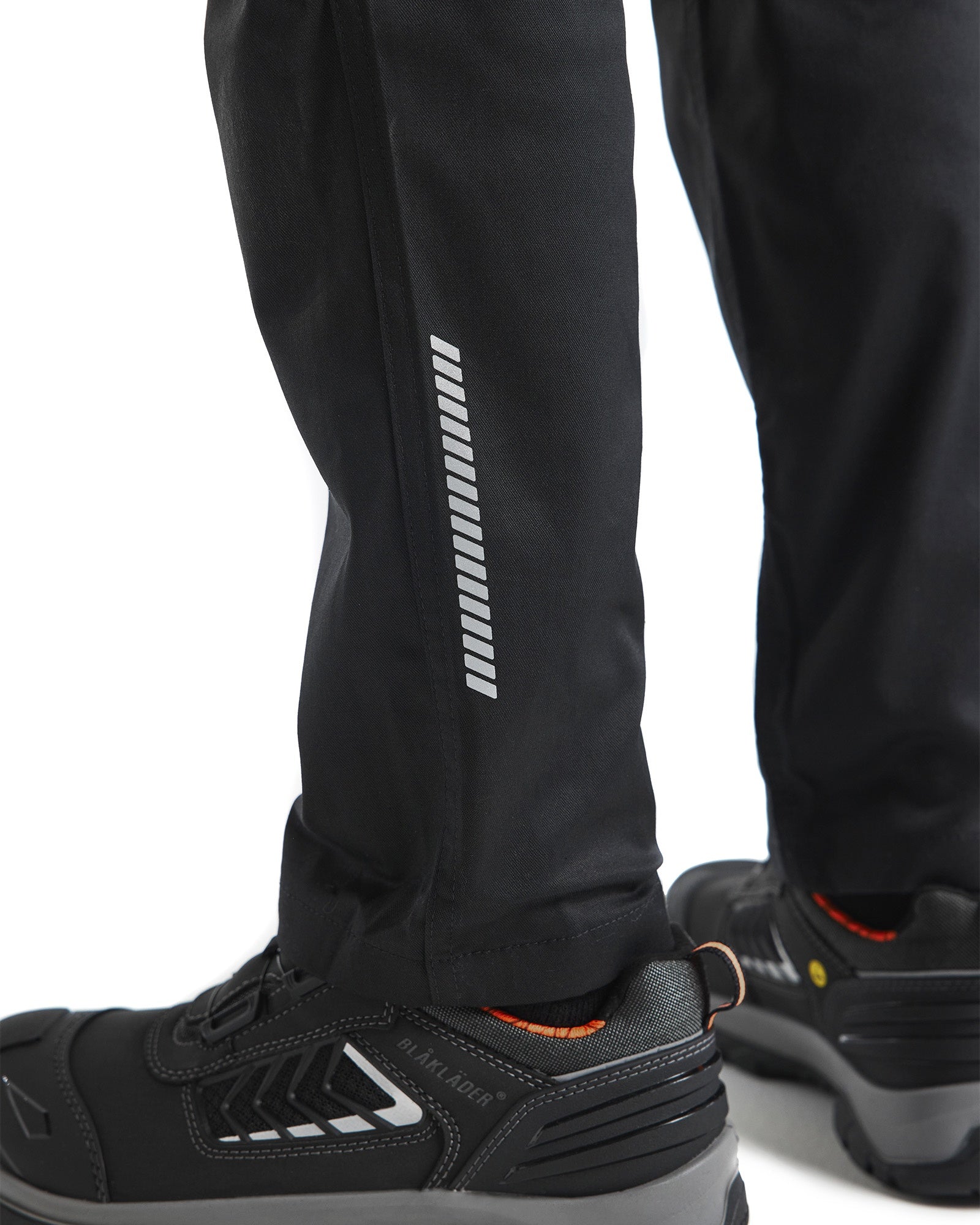 Blaklader Industry Stretch Work Trousers with Knee Pad Pockets, Black/Dark Grey (6)