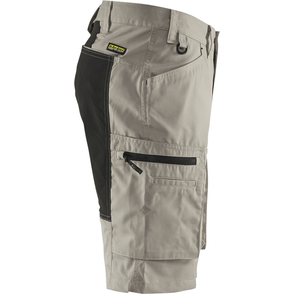 Blaklader Stretch Shorts, Stone Grey/Black (2)