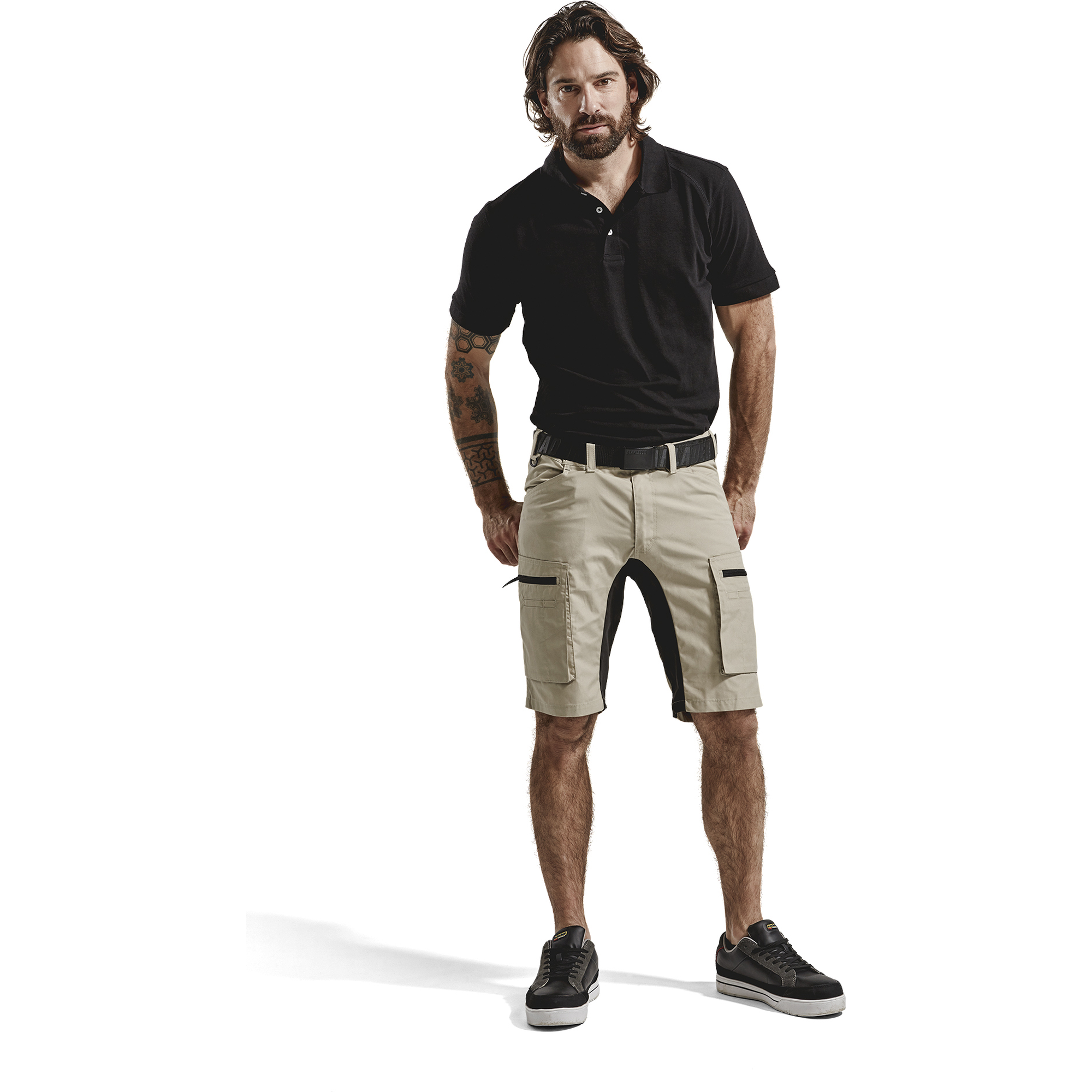 Blaklader Stretch Shorts, Stone Grey/Black (5)