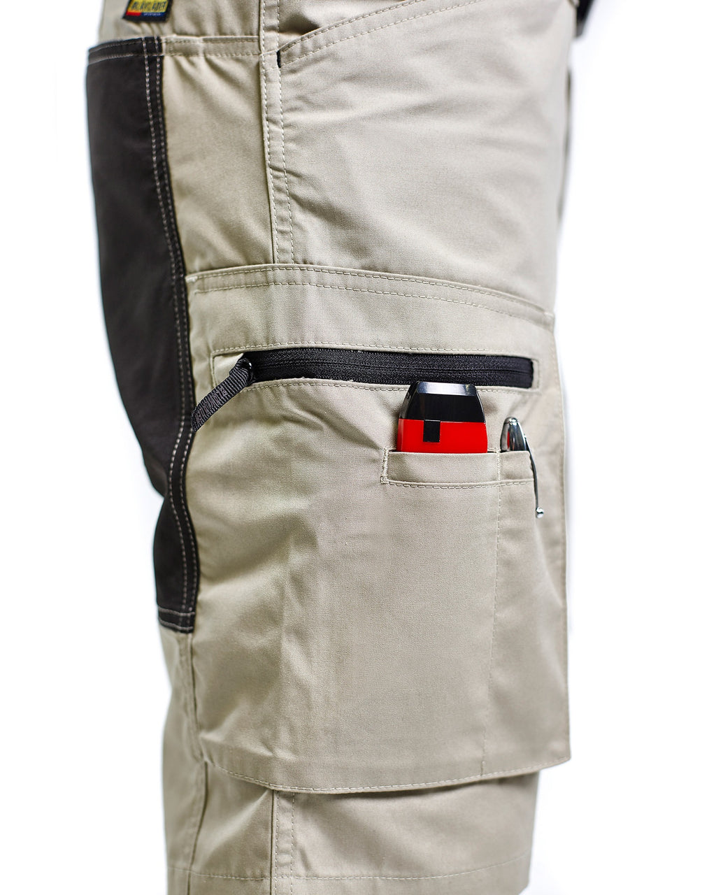 Blaklader Stretch Shorts, Stone Grey/Black (6)