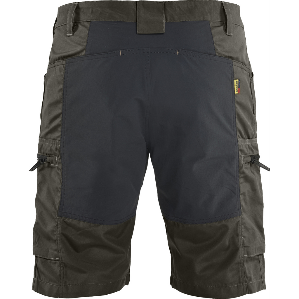 Blaklader Stretch Shorts, Dark Olive Green/Black (4)