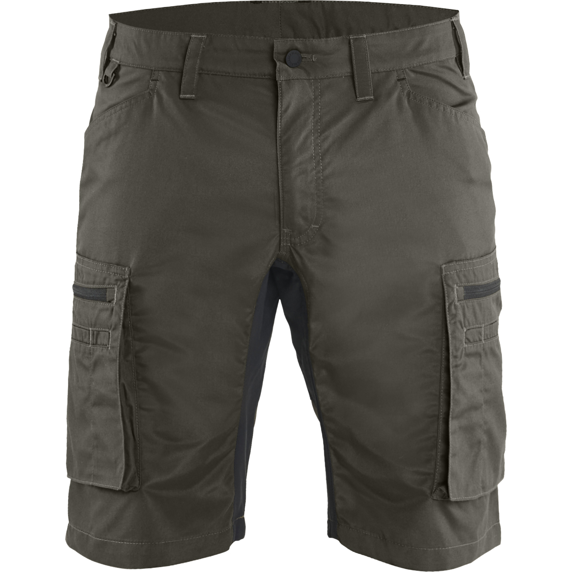 Blaklader Stretch Shorts, Dark Olive Green/Black