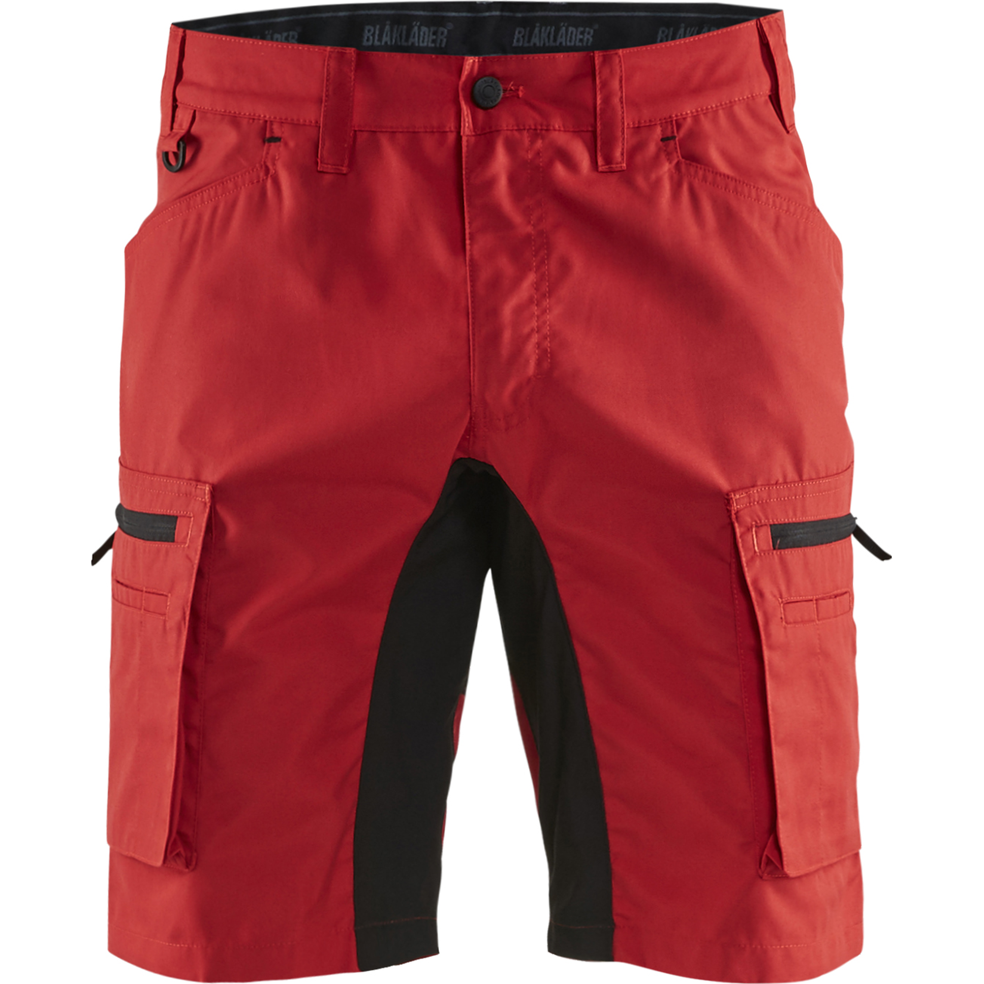 Blaklader Stretch Shorts, Red/Black