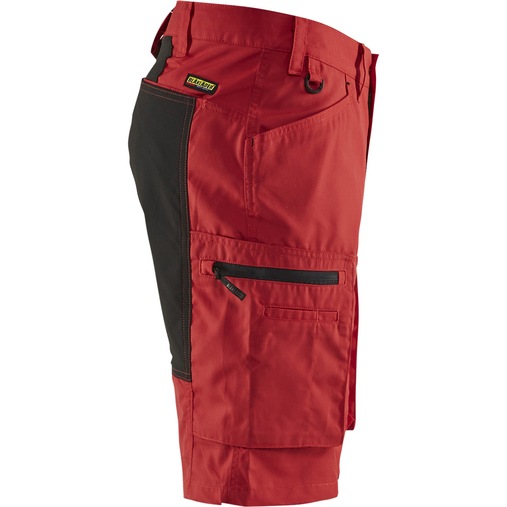 Blaklader Stretch Shorts, Red/Black (2)