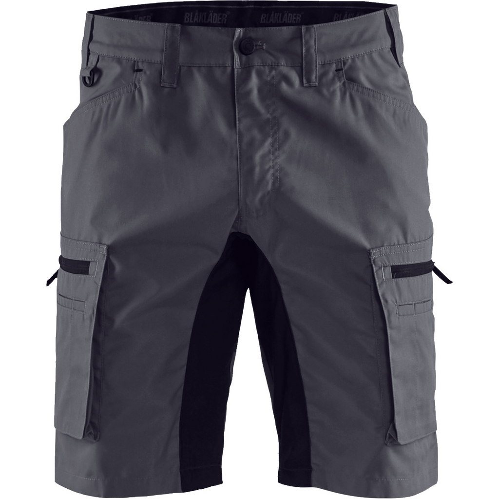 Blaklader Stretch Shorts, Medium Grey/Black