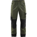 Blaklader Garden Work Trousers, Army Green/Black