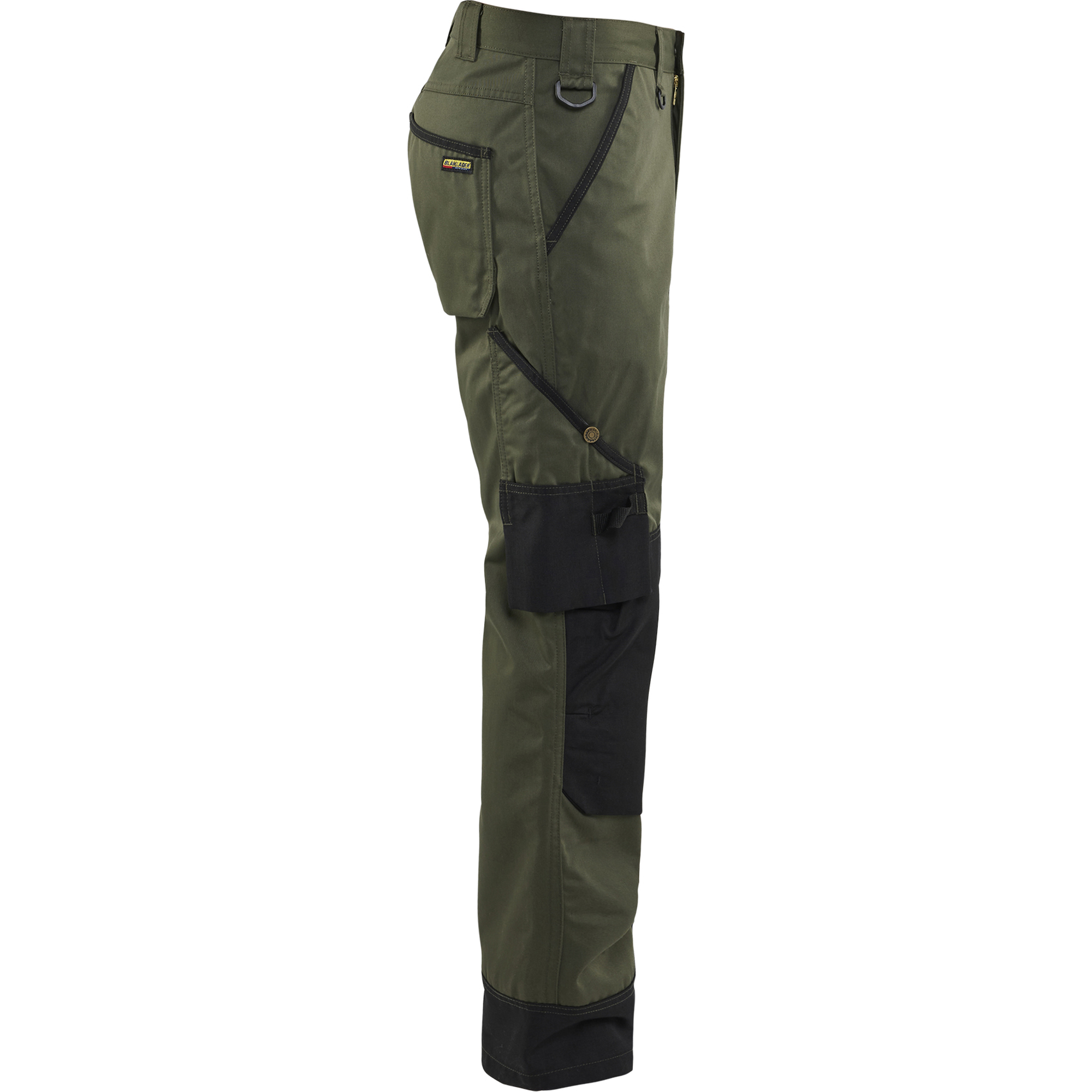 Blaklader Garden Work Trousers, Army Green/Black (2)