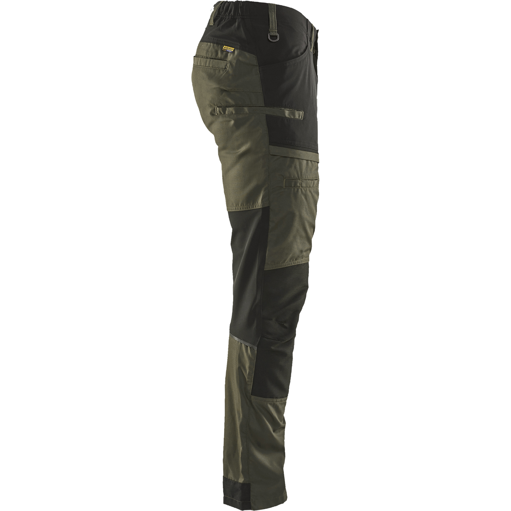 Blaklader Stretch Work Trousers, Dark Olive Green/Black (2)
