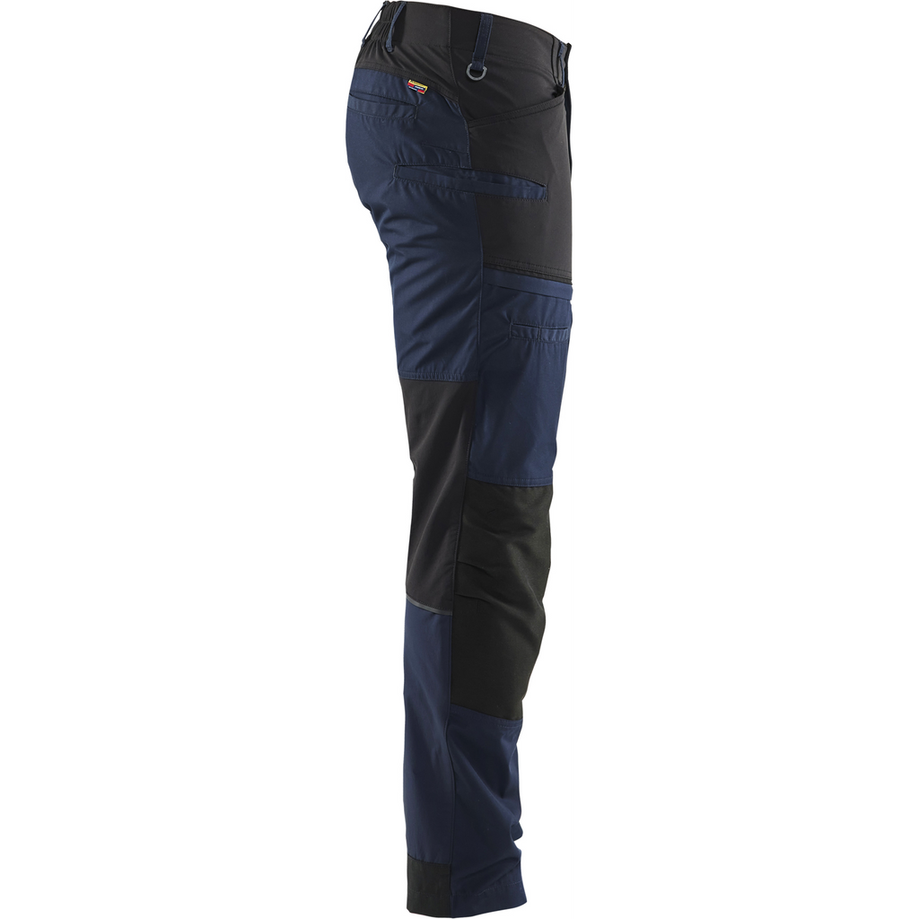 Blaklader Stretch Work Trousers, Dark Navy/Black (2)