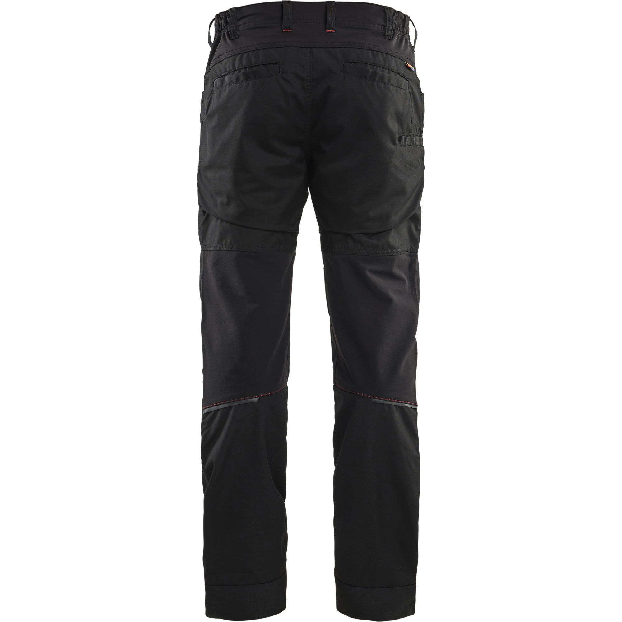 Blaklader Stretch Work Trousers, Black/Red (4)