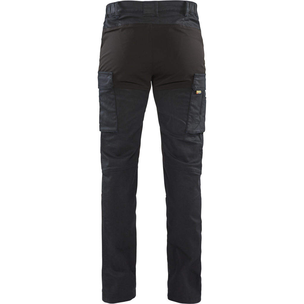 Blaklader Denim Stretch Work Trousers, Navy/Black (4)