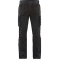 Blaklader Denim Stretch Work Trousers, Navy/Black