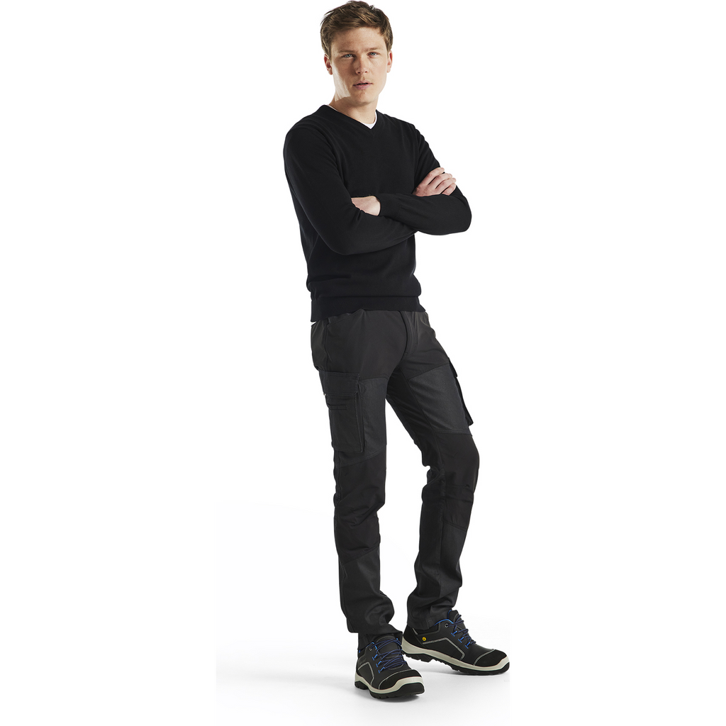 Blaklader Denim Stretch Work Trousers, Navy/Black (5)