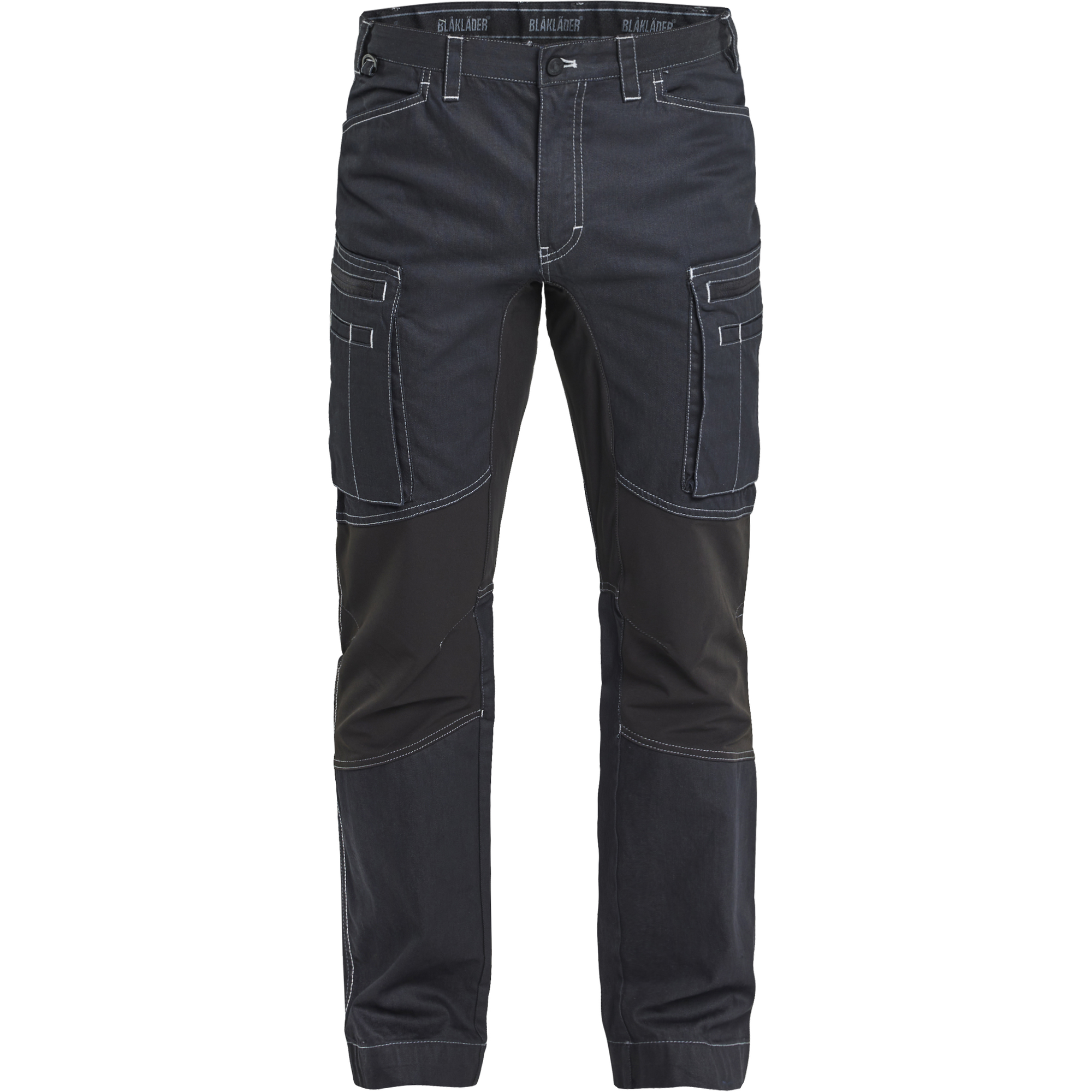 Blaklader Denim Stretch Work Trousers, Navy/Black