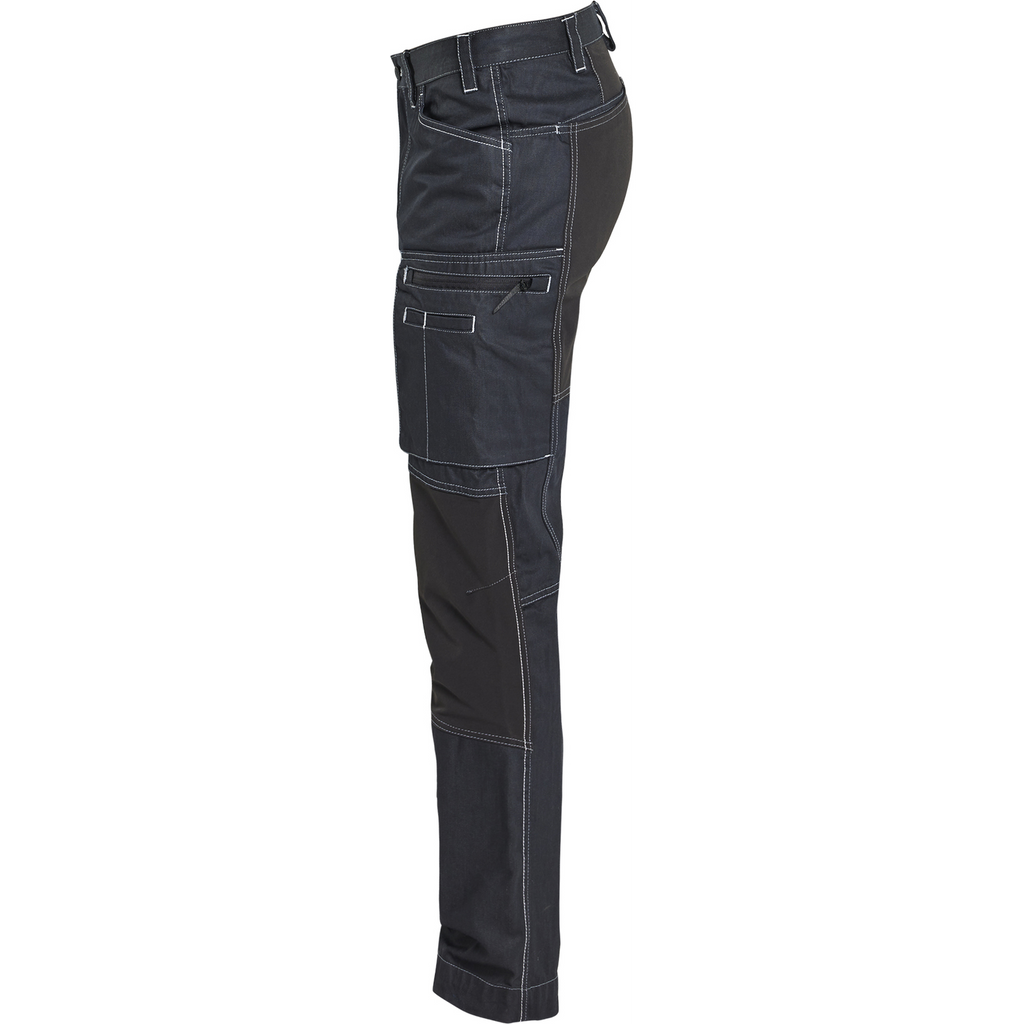 Blaklader Denim Stretch Work Trousers, Navy/Black (3)
