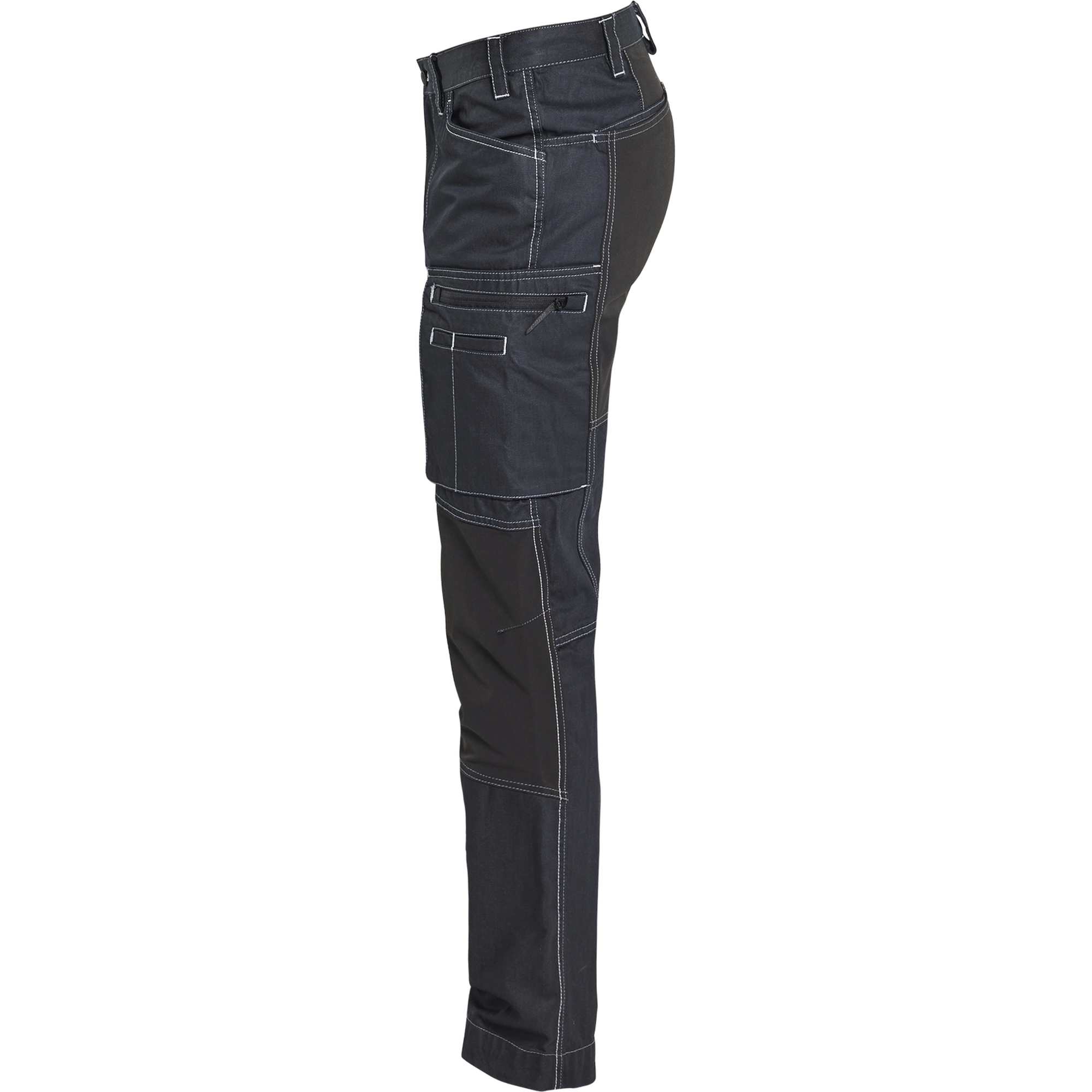 Blaklader Denim Stretch Work Trousers, Navy/Black (3)